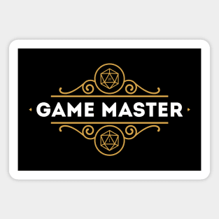 Game Master GM RPG Tabletop Gift Nerdy Idea Magnet